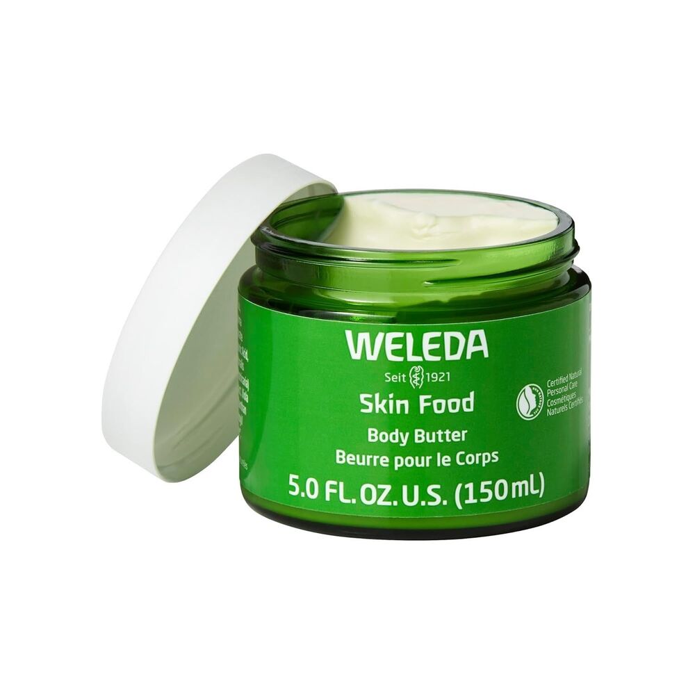 Weleda Skin Food Body Butter Sustainable Glass Jar, 5.0 FL OZ 150 ML